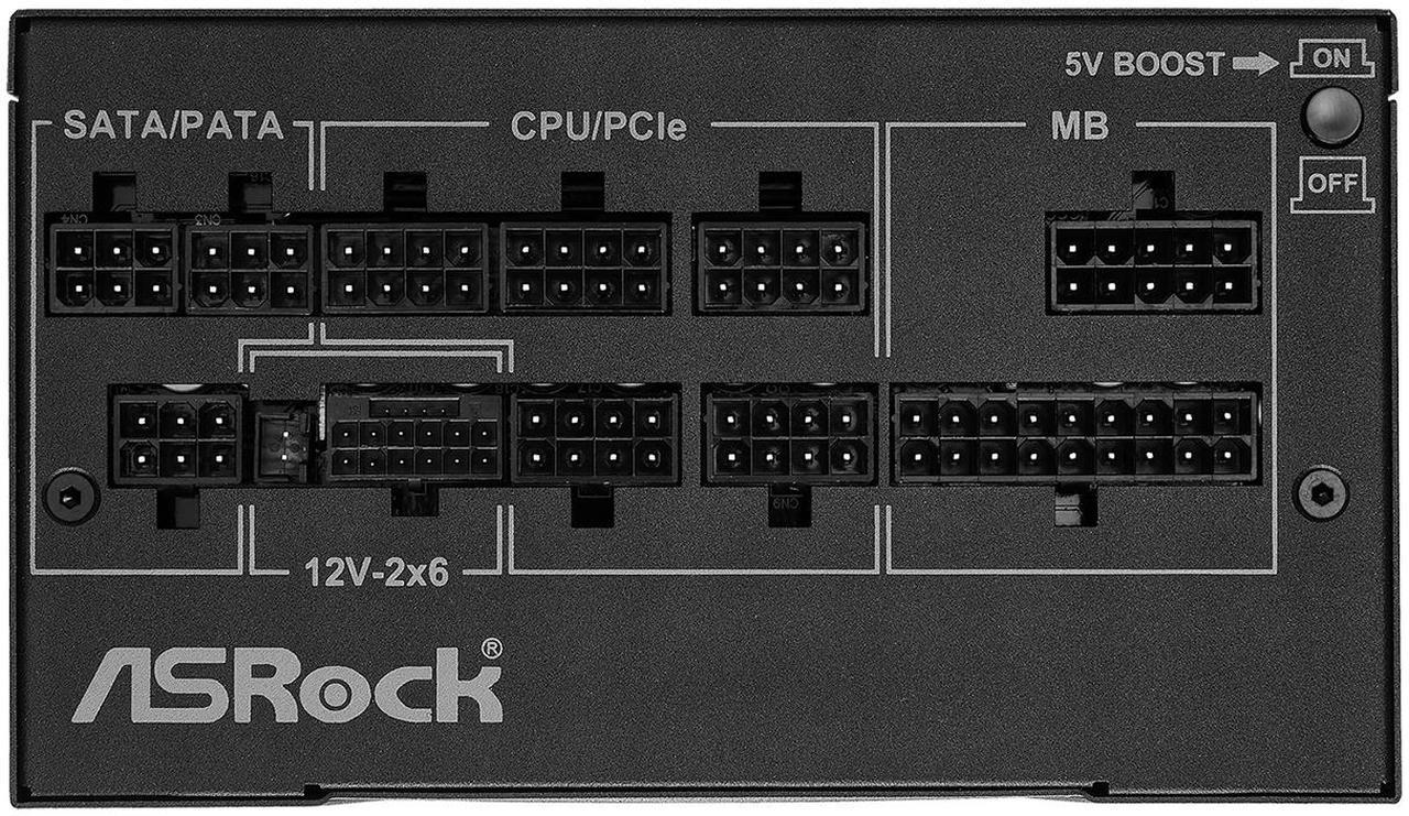 Alt view image 8 of 10 - ASRock Phantom Gaming PG-850G 850W 80 PLUS GOLD & Cybenetics PLATINUM Full Modular Power Supply, ATX3.1 & PCIe5.1 Ready with Dual Color 12V-2x6 Cable, 10 Years Warranty
