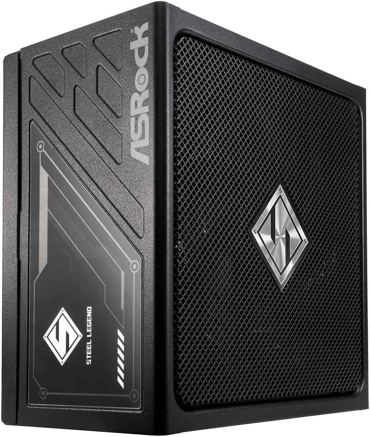 Alt view image 7 of 10 - ASRock Steel Legend SL-650G 650W 80 PLUS GOLD & Cybenetics PLATINUM Full Modular Power Supply, ATX3.1 Ready, 10 Years Warranty
