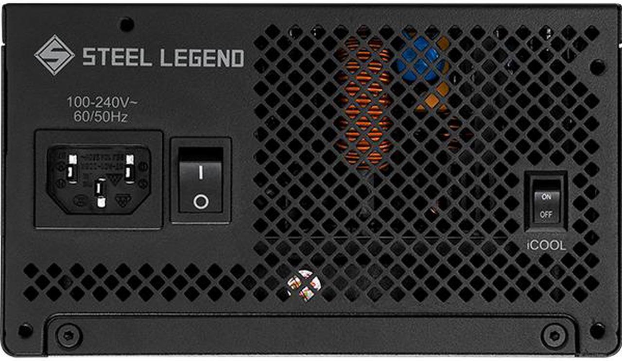 Alt view image 8 of 10 - ASRock Steel Legend SL-650G 650W 80 PLUS GOLD & Cybenetics PLATINUM Full Modular Power Supply, ATX3.1 Ready, 10 Years Warranty