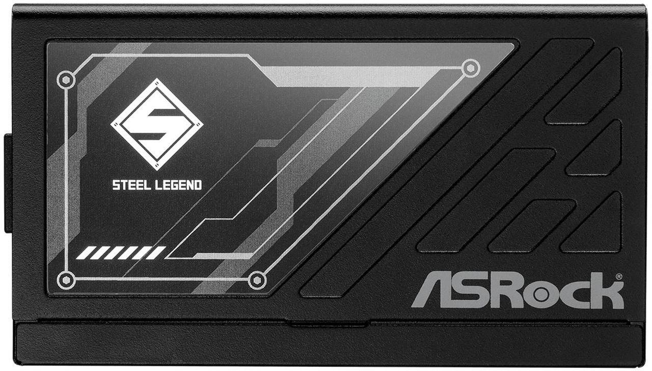 Alt view image 5 of 9 - ASRock Steel Legend SL-650G 650W 80 PLUS GOLD & Cybenetics PLATINUM Full Modular Power Supply, ATX3.1 Ready, 10 Years Warranty