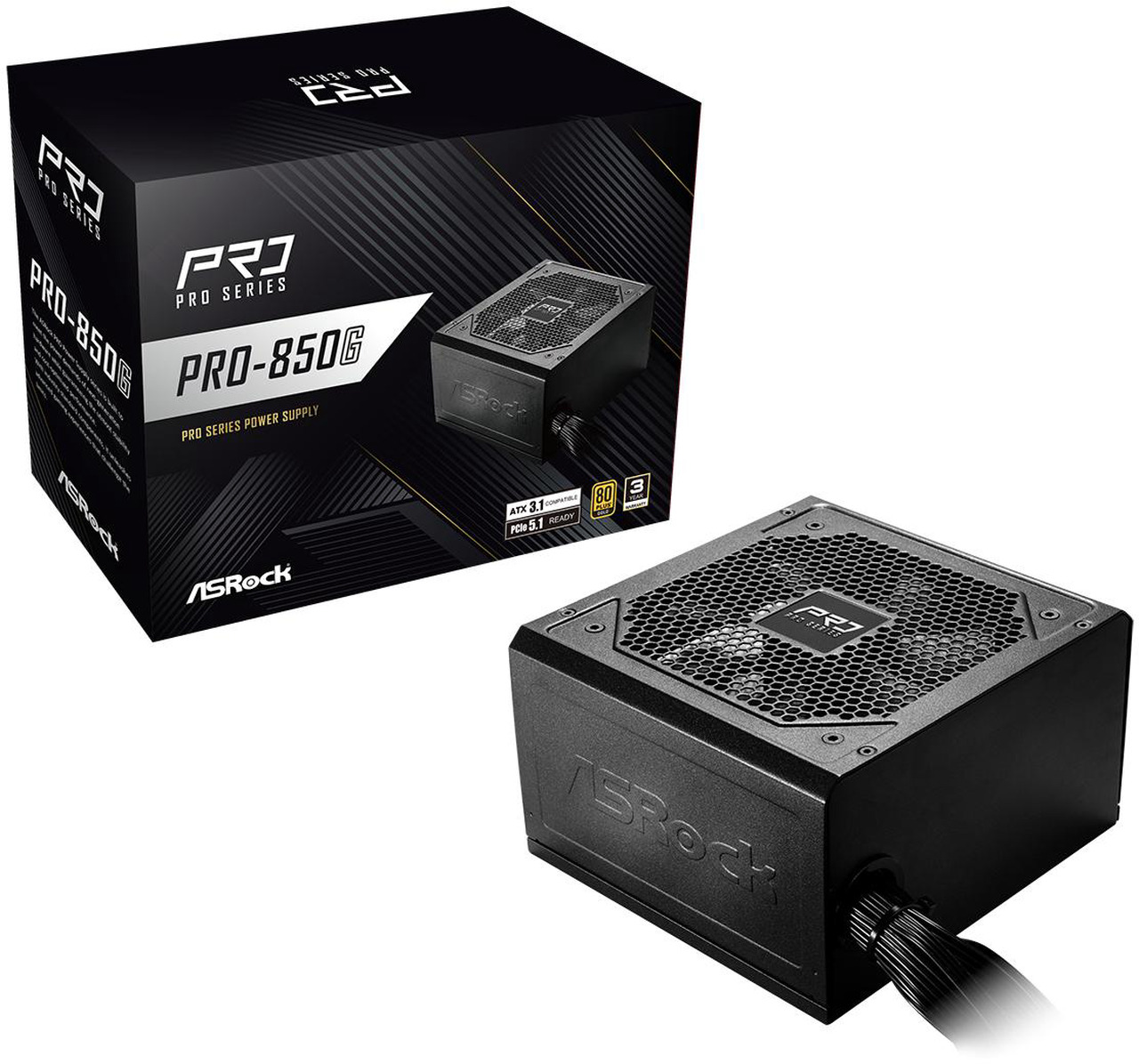 Open Box: ASRock PRO Series PRO-850G 850 W Power Supply - Newegg.com - Open Box condition - Image 9