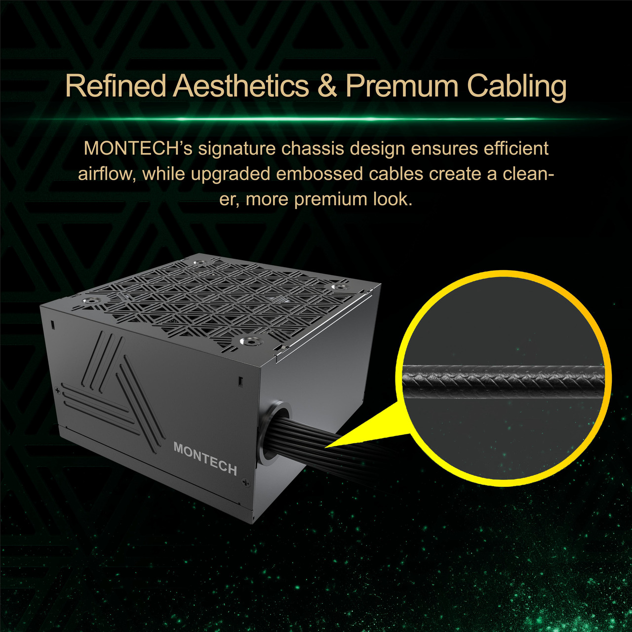 Open Box: MONTECH BETA 2 750W Power Supply, ATX 3.1 Ready, 80+ Bronze Certified, DC-to-DC Stability, Industrial Japanese Main Capacitor, Full Protection Suite (BETA2750W) - Newegg.com - Open Box condition - Image 17