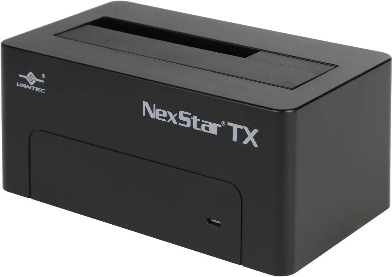 Main image of VANTEC NST-D328S3-BK Plastic 2.5"/3.5" HDD/SSD/Hybrid Drive Black Standard SATA III USB Type B NexStar TX USB 3.0 Hard Drive Dock