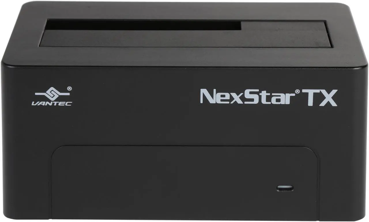 Alt view image 3 of 7 - VANTEC NST-D328S3-BK Plastic 2.5"/3.5" HDD/SSD/Hybrid Drive Black Standard SATA III USB Type B NexStar TX USB 3.0 Hard Drive Dock
