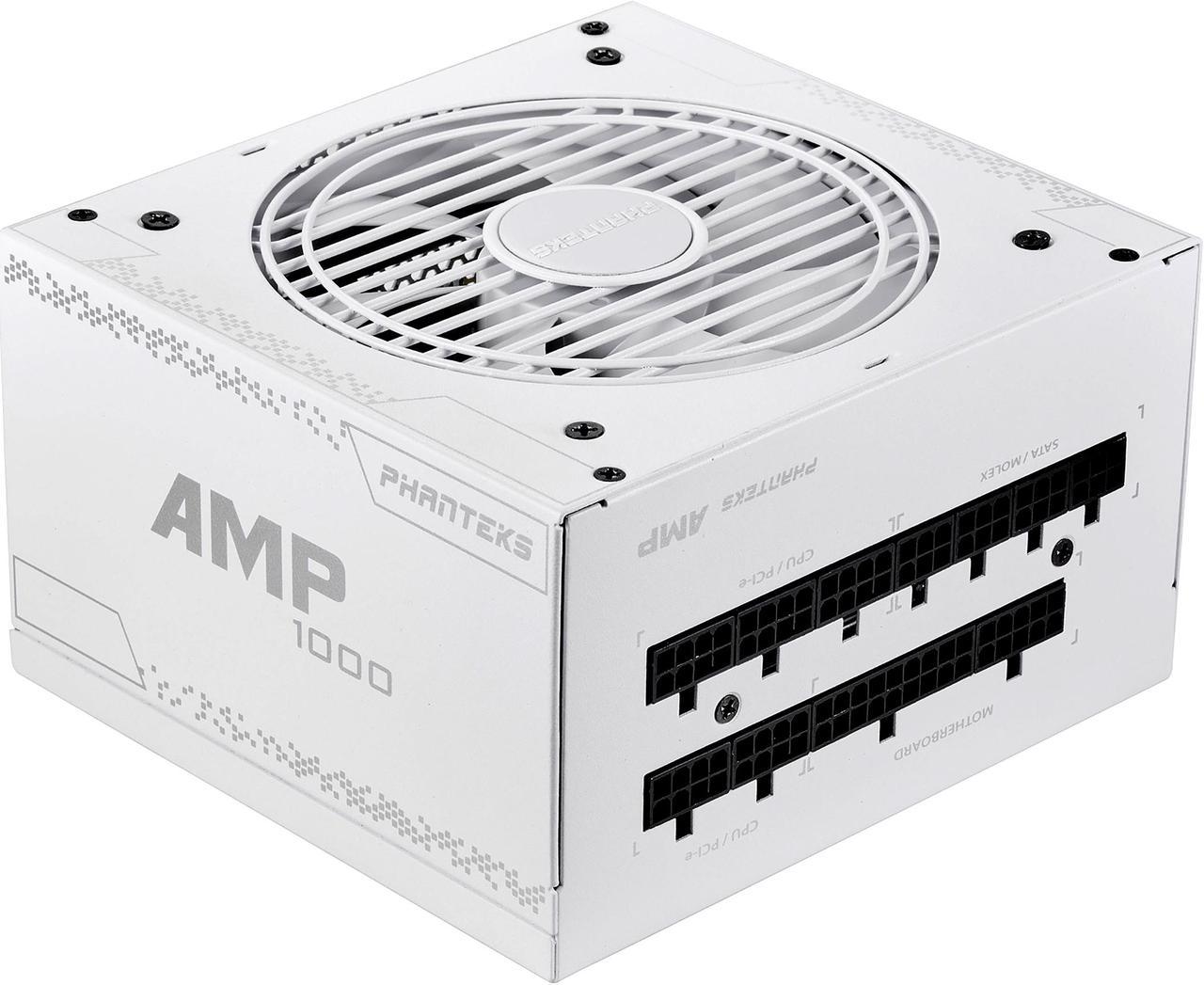 Phanteks AMP Series PH-P1000G_WT01 1000 W ATX 80 PLUS GOLD Certified Full Modular Power Supply