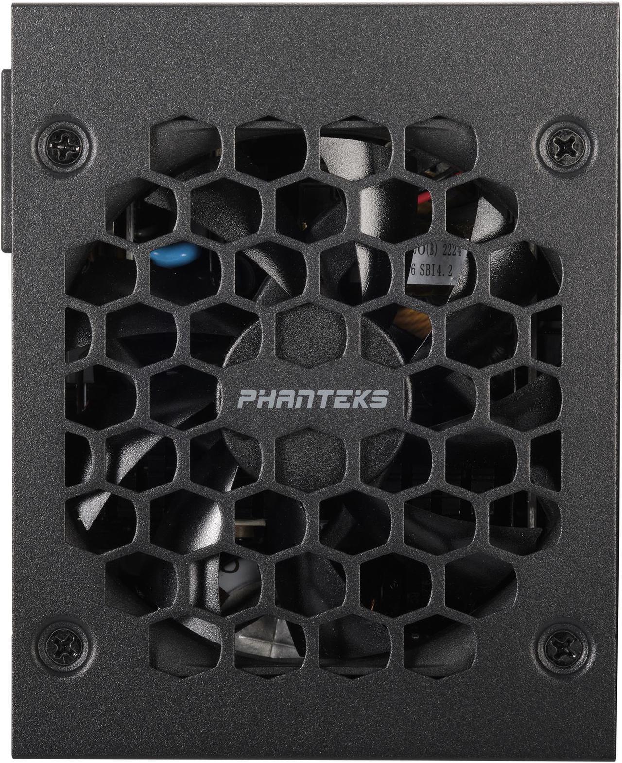 Alt view image 3 of 7 - Phanteks Revolt SFX 850W 80PLUS Platinum, Super Compact SFX form factor, ATX 3.0, PCIe 5.0 Power Supply, Fully Modular, Platinum-rated efficiency, Silent fan, Black