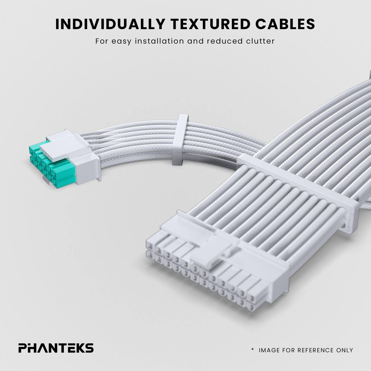 Open Box: Phanteks AMP GH 1200W Platinum Power Supply, ATX 3.1 and PCIe 5.1 Platform, Fully Modular Individual Cables, Silent Fanless mode, White. - Newegg.ca - Open Box condition - Image 12