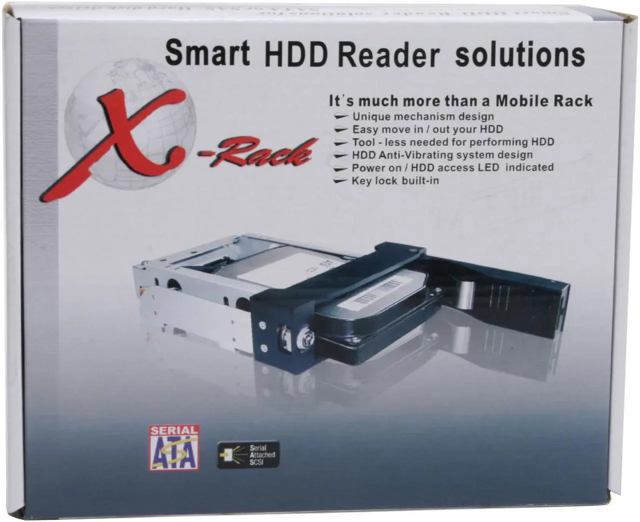 Alt view image 7 of 7 - Koutech IO-MRA322 3.5" Hot-Swap SATA-I/SATA-II Mobile Rack