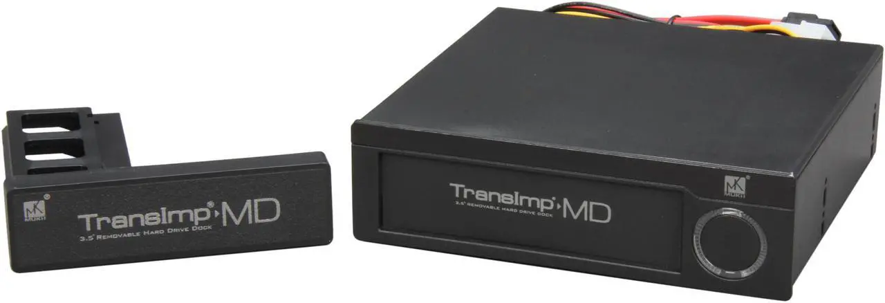 Main image of Mukii TIP-M300ST-BK TransImp MD 3.5"/2.5" SATA HDD/SDD Enclosure for 5.25" Bay