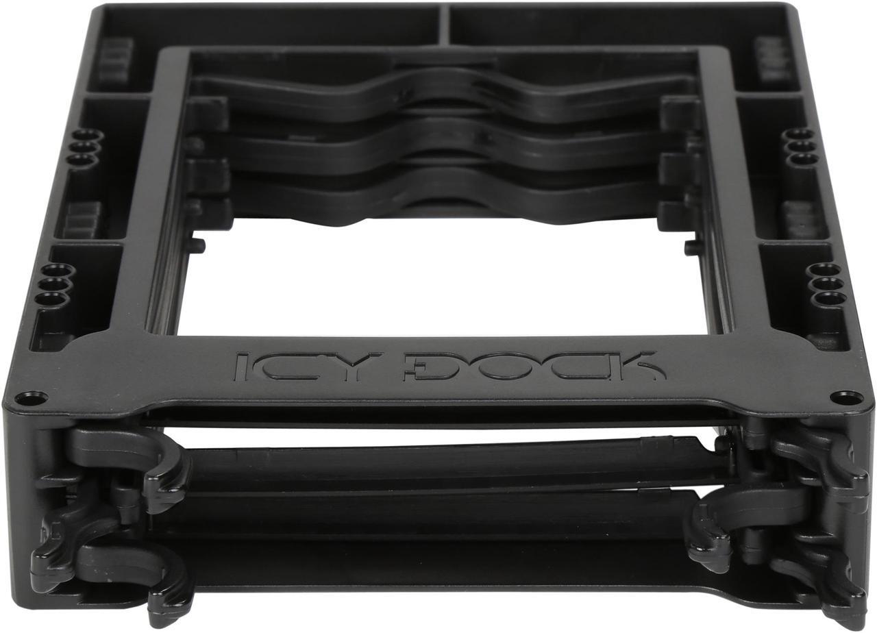 Alt view image 4 of 7 - ICY DOCK Triple 2.5 SSD / HDD Bracket / Mount / Adapter / Kit for Internal 3.5 Drive Bay - EZ-FIT Trio MB610SP