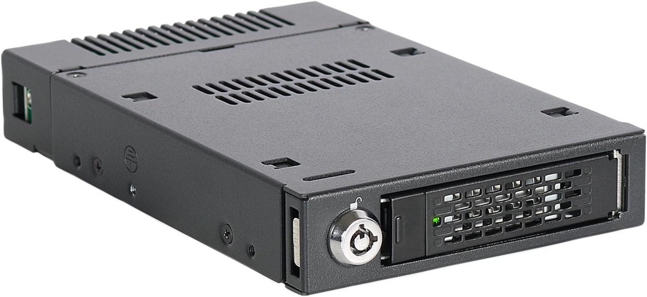 ICY DOCK ToughArmor MB601M2K-1B M.2 PCIe NVMe SSD Mobile Rack for External 3.5" Drive Bay