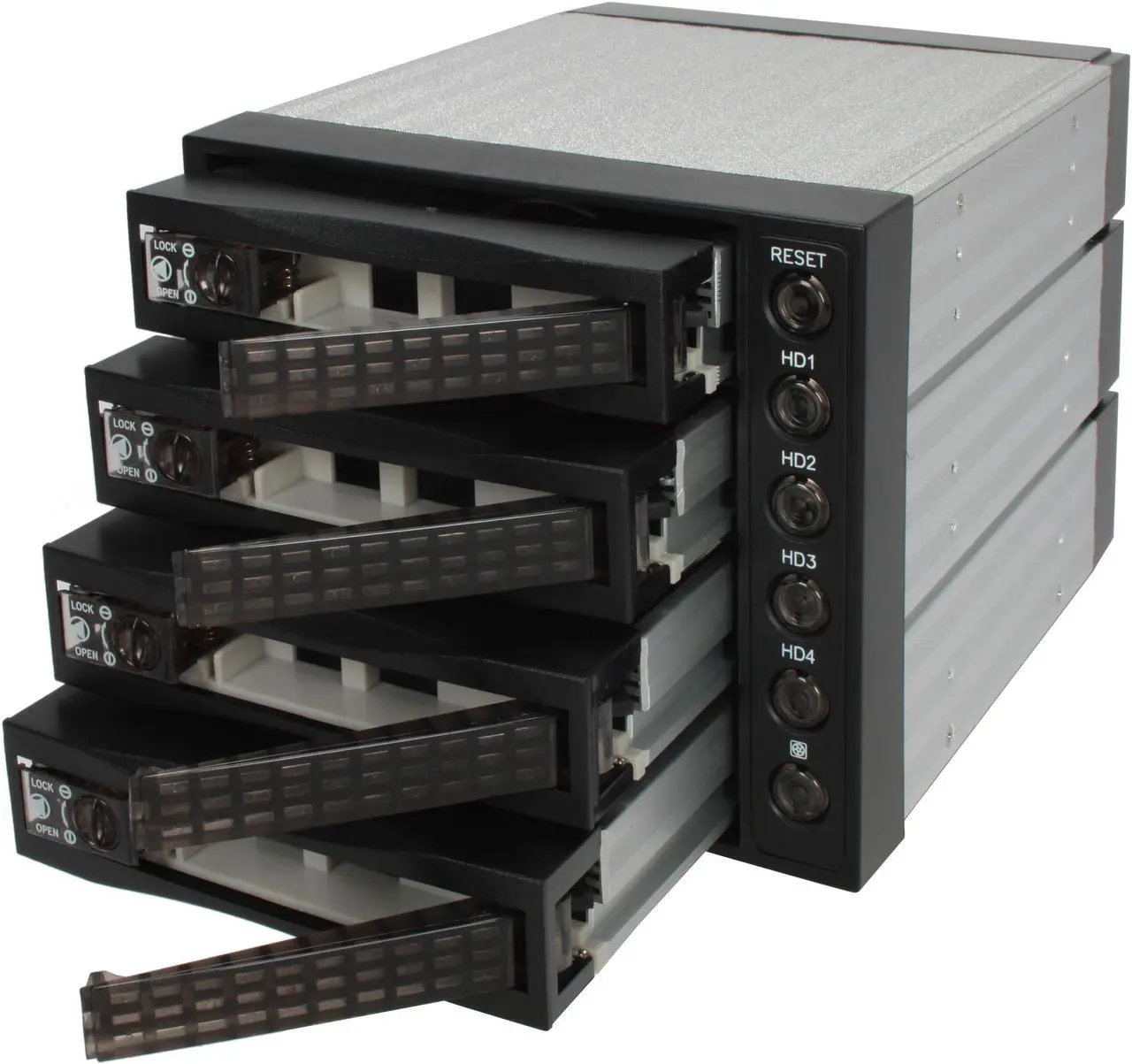 Alt view image 3 of 7 - Athena Power BP-SAC3141B HDD internal backplane