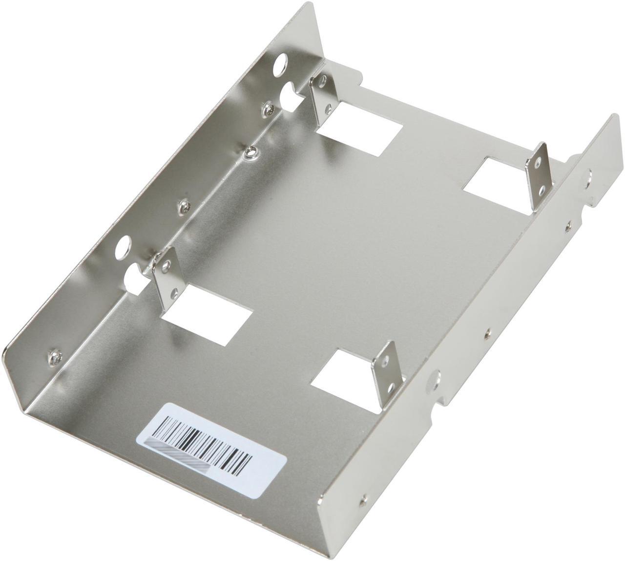 Main image of SilverStone SST-SDP08 3.5" to 2x 2.5" Bay Converter (Nickel-coated)