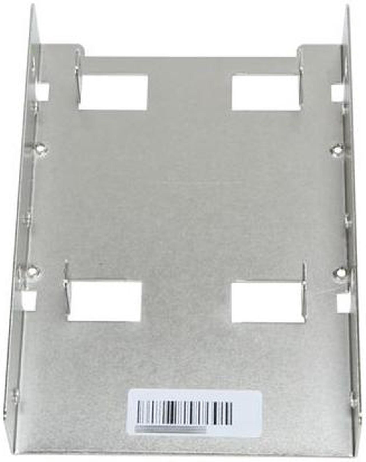 Alt view image 2 of 4 - SilverStone SST-SDP08 3.5" to 2x 2.5" Bay Converter (Nickel-coated)