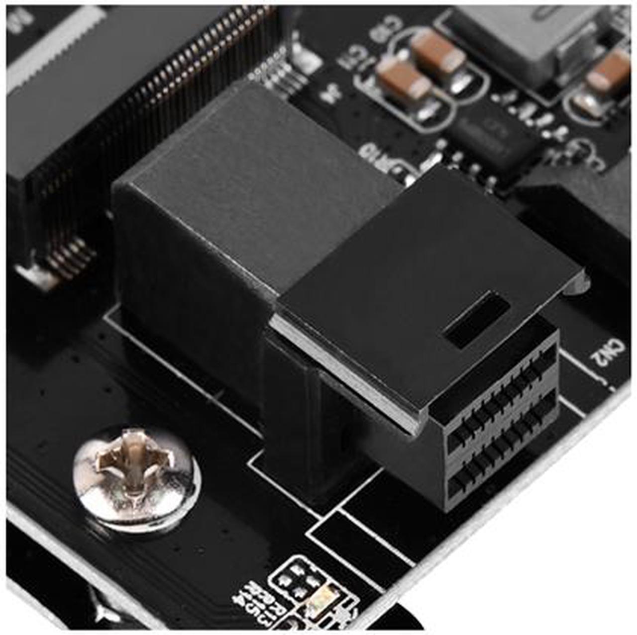Alt view image 6 of 9 - SilverStone SDP12 3.5" Device Bay to Two SATA M.2 SSDs and One NVMe M.2 SSD Adapter