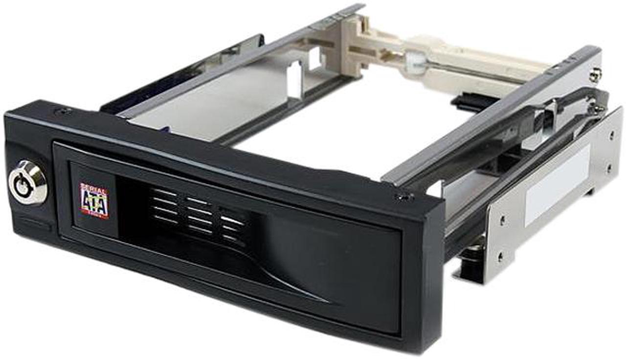 StarTech.com HSB100SATBK 5.25in Trayless Hot Swap Mobile Rack for 3.5in Hard Drive - Internal SATA Backplane Enclosure