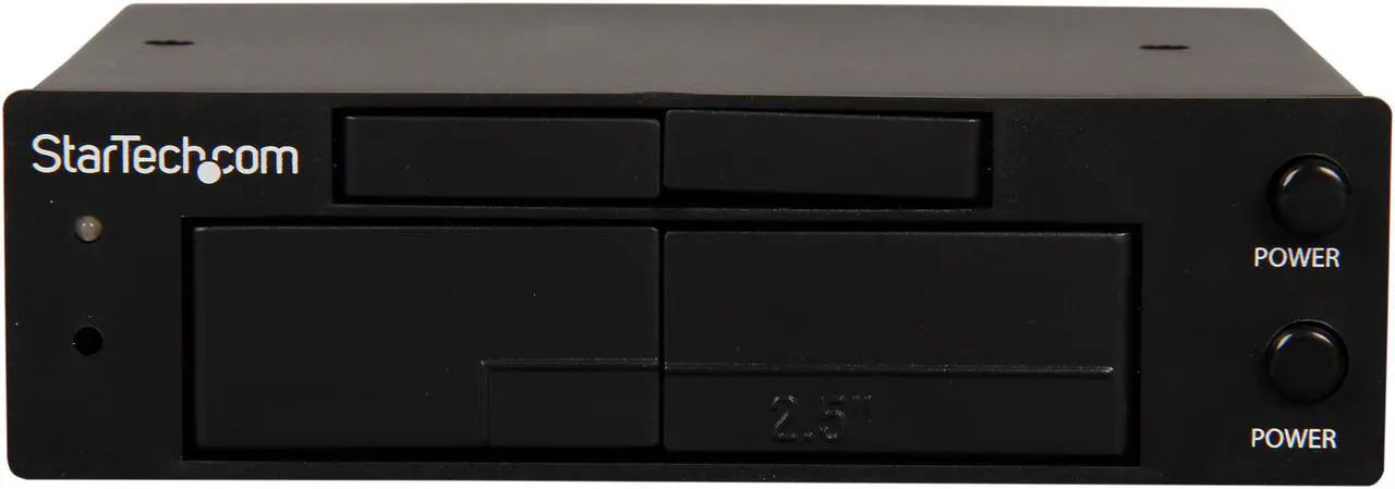 Alt view image 2 of 6 - StarTech SATADOCK525 5.25in Bay Mounted 2.5in and 3.5in SATA Hard Drive Dock