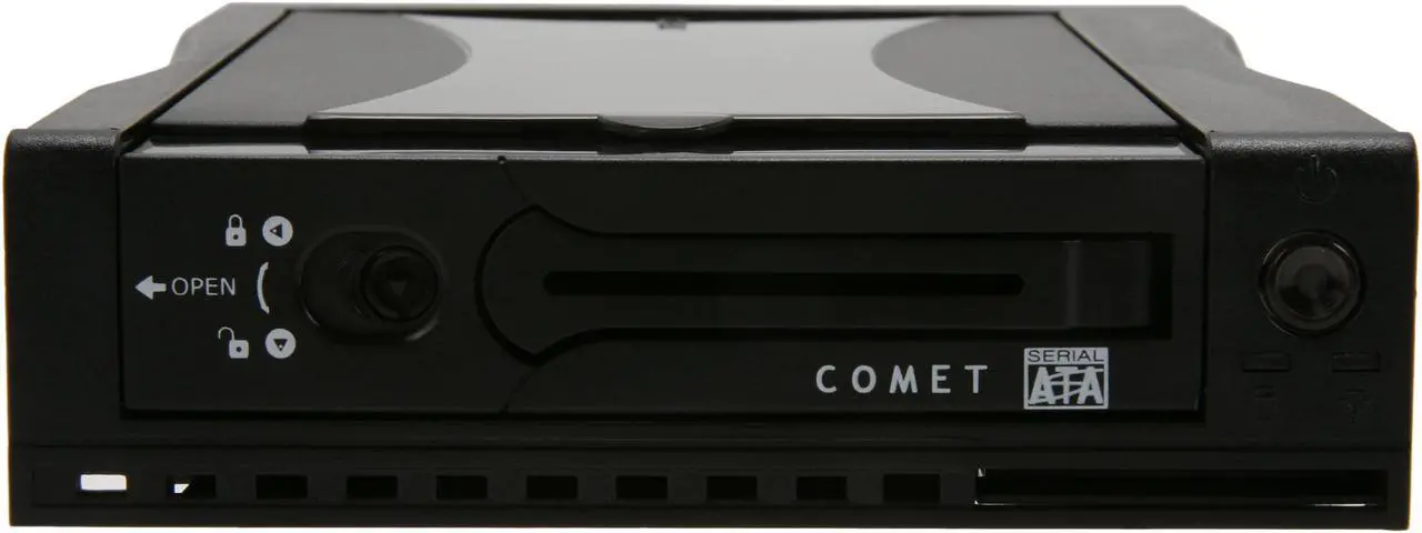 Alt view image 2 of 7 - AMS DK-1220SEBK Comet Value Series (Black) - 5.25" Removable Rack (SATA-to-SATA)