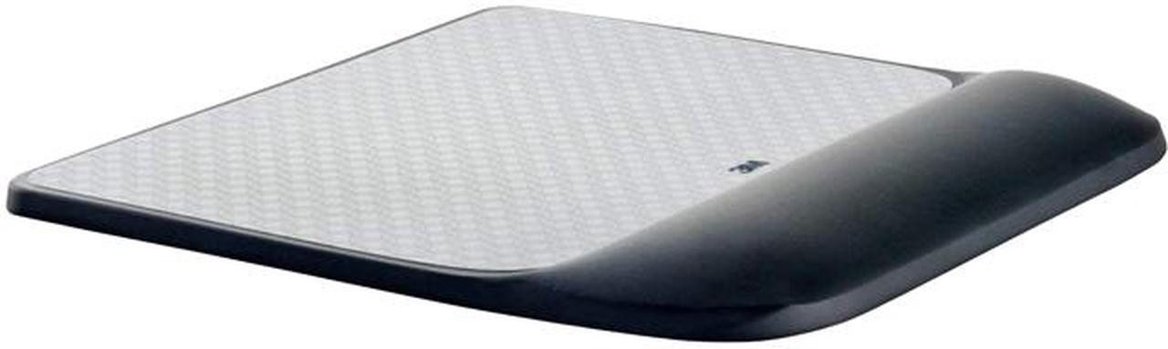 3M Mouse Pad w/ Precise Mousing Surface w/ Gel Wrist Rest 8 1/2x9x3/4 Solid