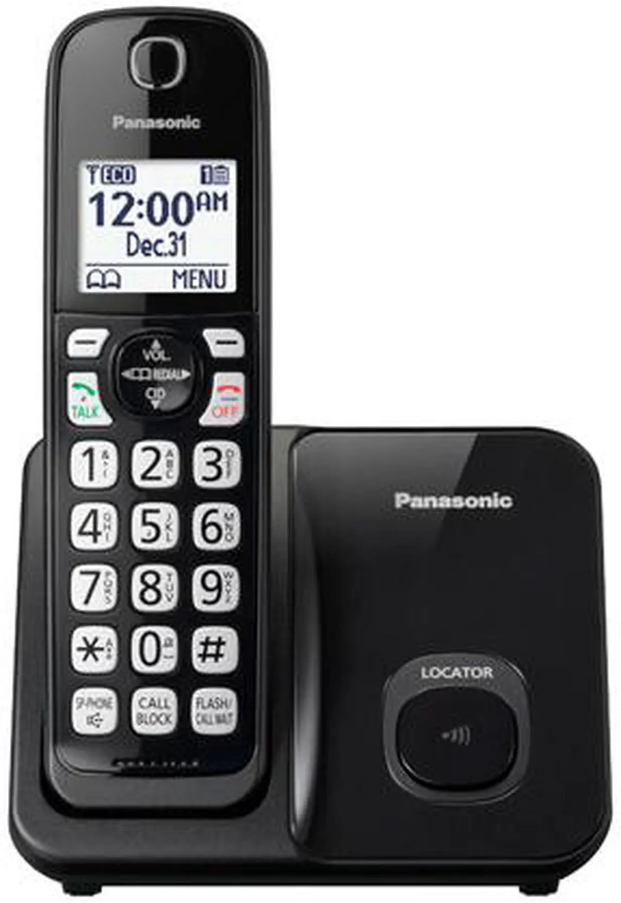Alt view image 2 of 2 - Panasonic KX-TGD510B Cordless Phone With Handset Cordless Phone - 1 Handset