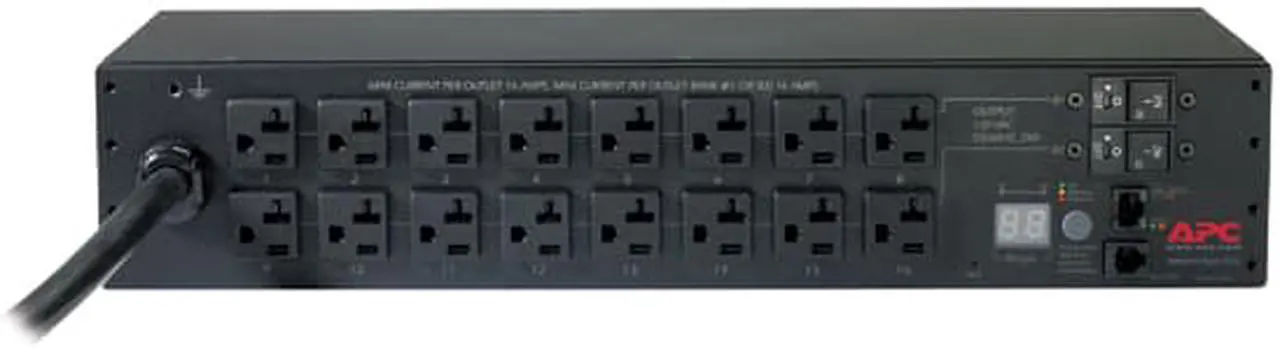 Alt view image 2 of 4 - SCHNEIDER ELECTRIC RACK PDU METERED 2U 30A 120V 16
