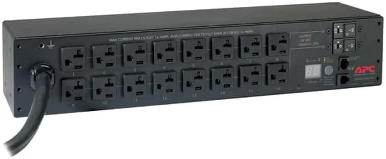 Alt view image 3 of 4 - SCHNEIDER ELECTRIC RACK PDU METERED 2U 30A 120V 16