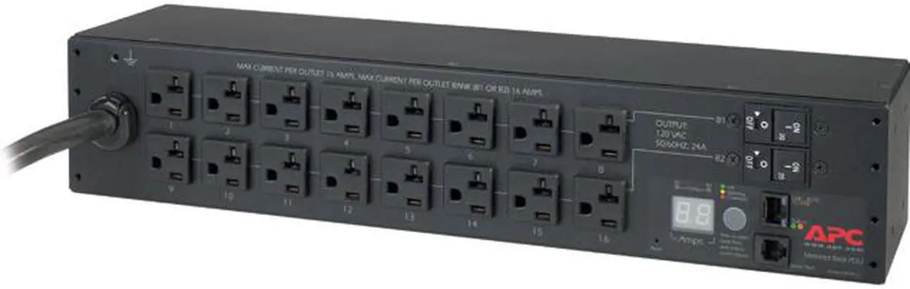 Main image of SCHNEIDER ELECTRIC RACK PDU METERED 2U 30A 120V 16