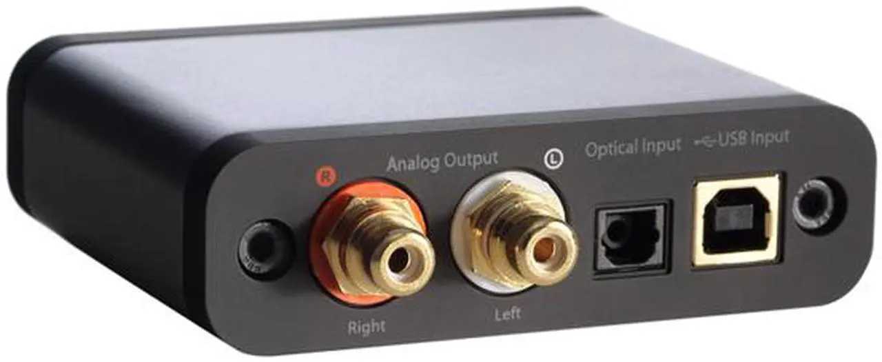 Alt view image 2 of 7 - Audioengine D1 Premium 24-Bit DAC With Headphone Amp (Black)