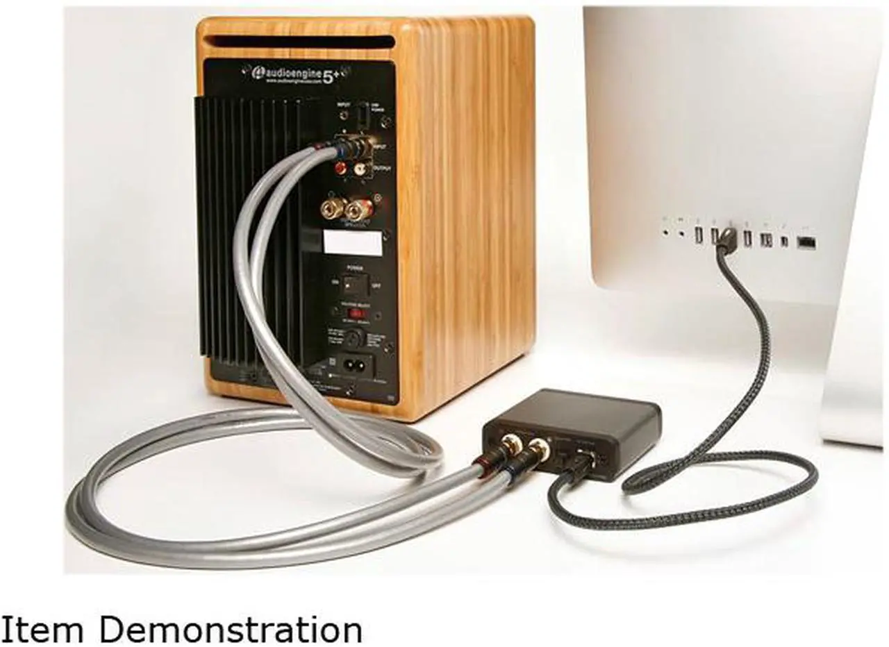Alt view image 7 of 7 - Audioengine D1 Premium 24-Bit DAC With Headphone Amp (Black)