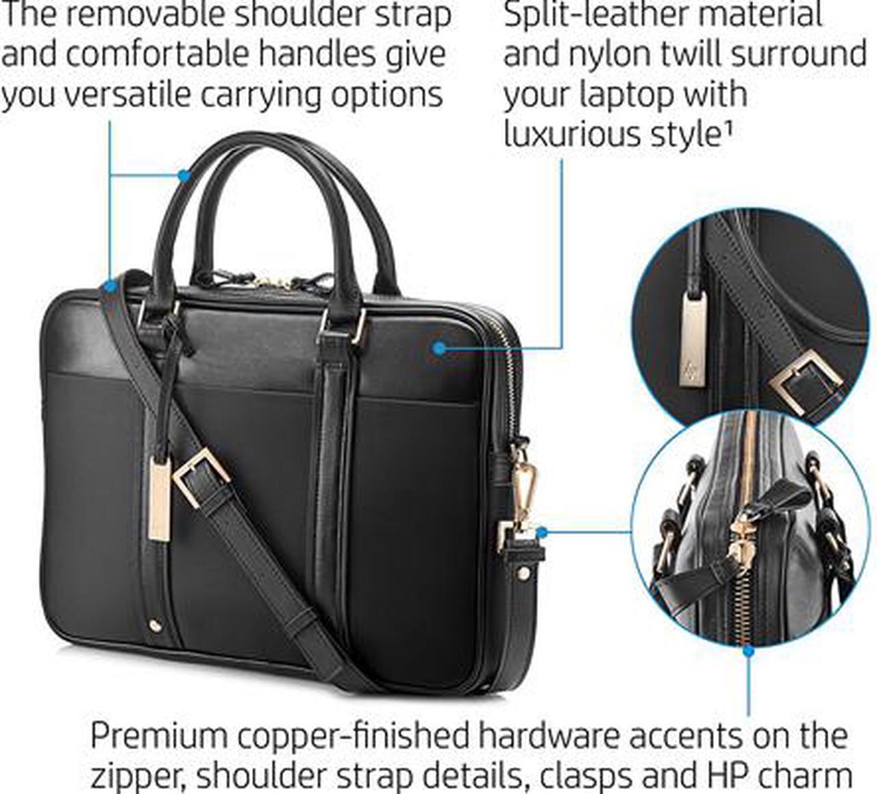 Alt view image 4 of 8 - HP Spectre 14" Slim Topload Briefcase (Black) (W5T45AA#ABL)