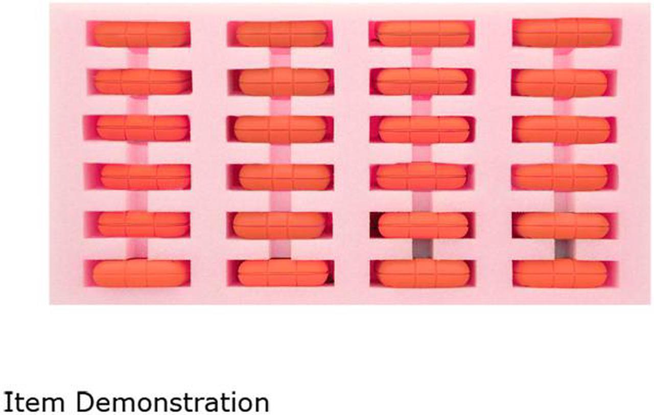 Alt view image 7 of 9 - ProStorage IMA904800F005 Foam Storage for 24 Hard Drives Pink