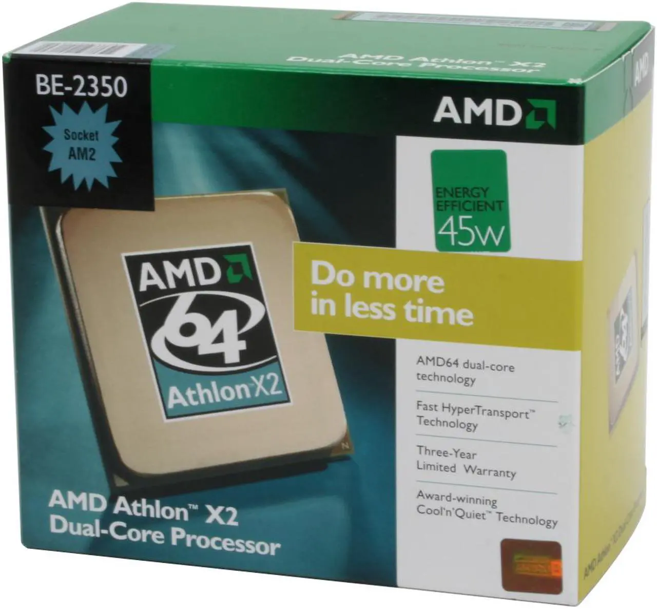 AMD Athlon X2 BE-2350 - Athlon X2 Brisbane Dual-Core 2.1 GHz Socket AM2 ...