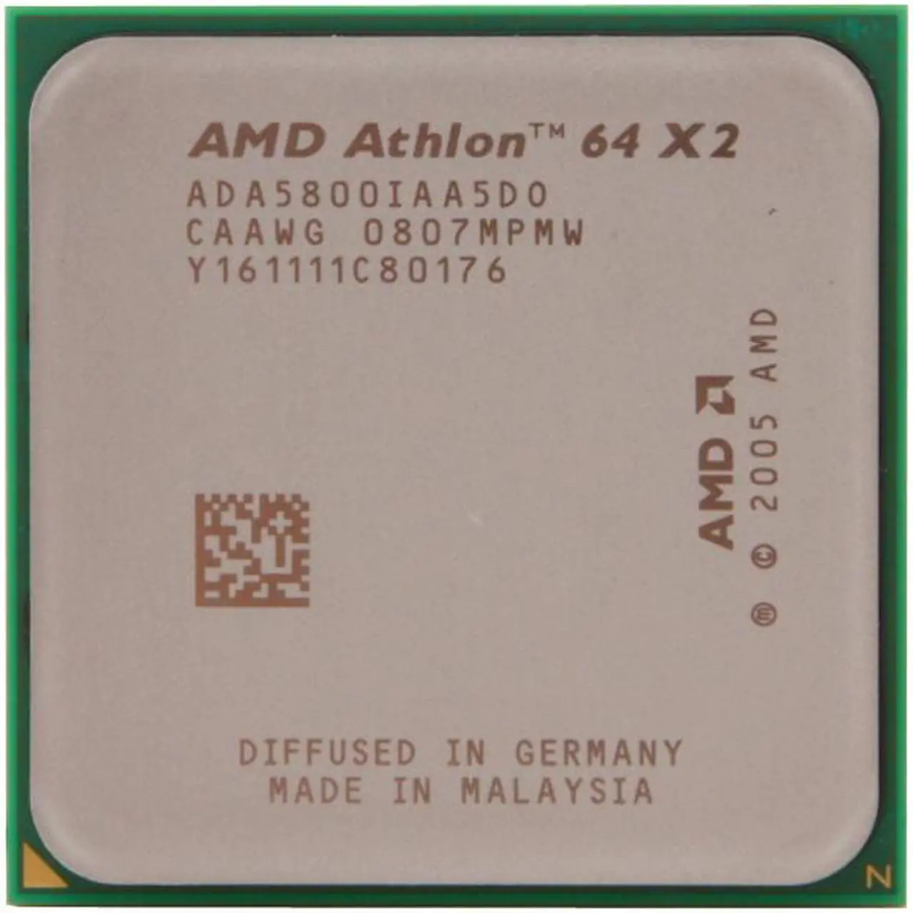 Amd Athlon 64 X2 Dual Core Processor Open Box: AMD Athlon 64 X2 5800+ - Athlon 64 X2 Brisbane Dual-Core 3.0