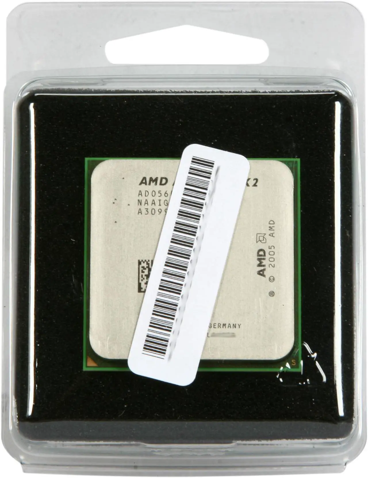 Alt view image 4 of 4 - AMD Athlon 64 X2 5600+ - Athlon 64 X2 Brisbane Dual-Core 2.9 GHz Socket AM2 65W Processor - ADO5600IAA5DO