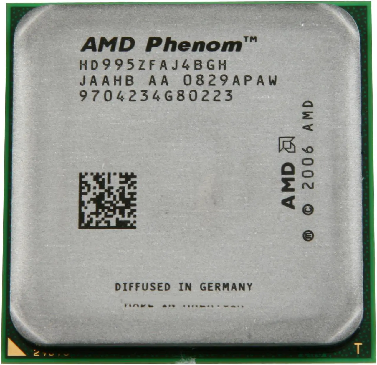 Alt view image 2 of 4 - AMD Phenom X4 9950 Black Edition - Phenom X4 Agena Quad-Core 2.6 GHz Socket AM2+ 140W Processor - HD995ZFAJ4BGH - OEM