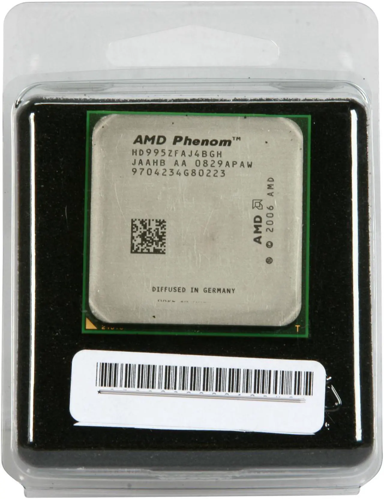 Alt view image 4 of 4 - AMD Phenom X4 9950 Black Edition - Phenom X4 Agena Quad-Core 2.6 GHz Socket AM2+ 140W Processor - HD995ZFAJ4BGH - OEM