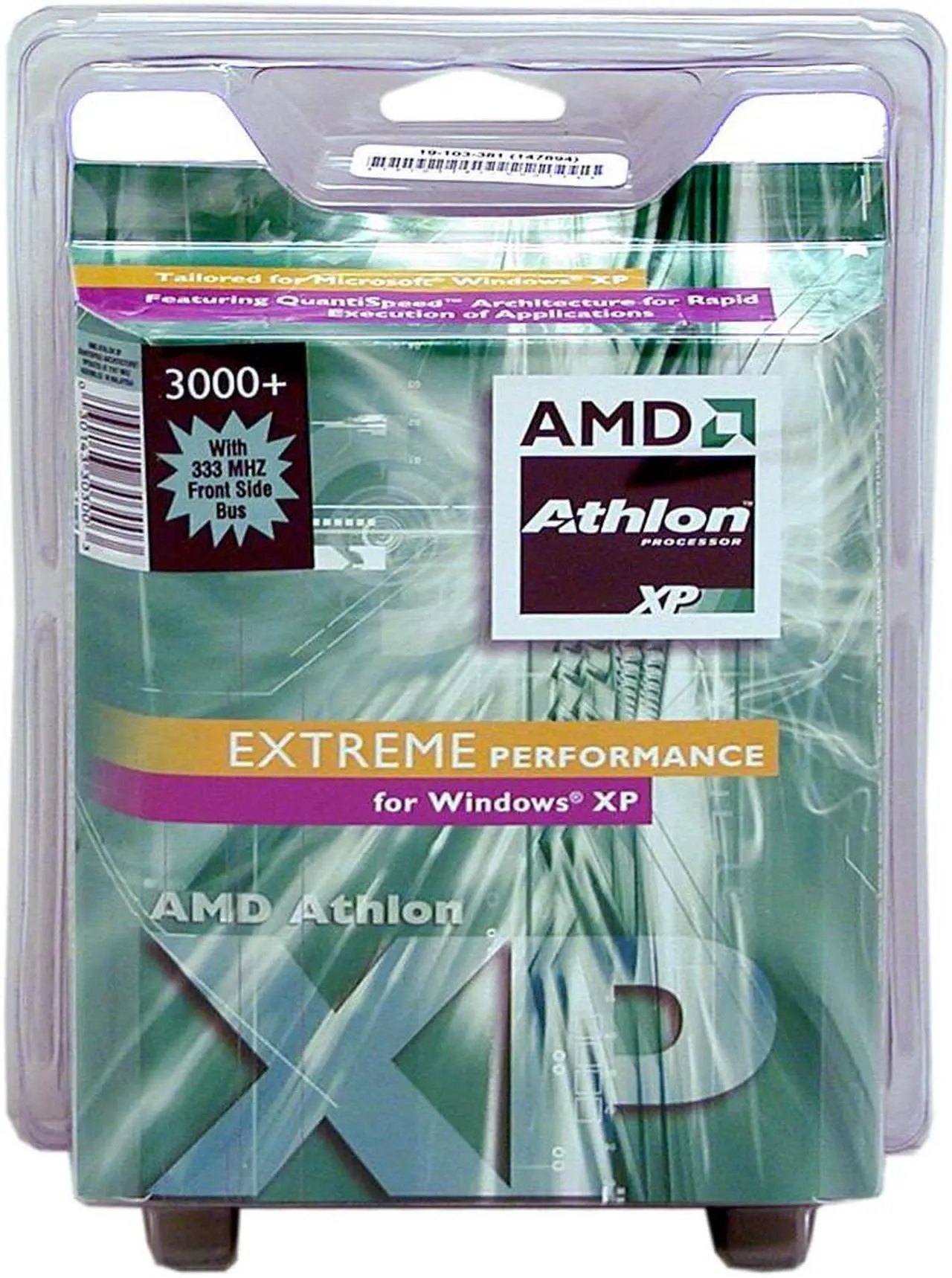 Main image of AMD Athlon XP 3000+ - Athlon XP Barton Single-Core 2.167 GHz Socket A Processor - AXDA3000BOX