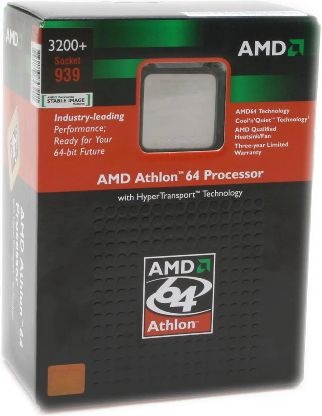 AMD Athlon 64 3200+ - Athlon 64 Venice Single-Core 2.0 GHz Socket 939 ...