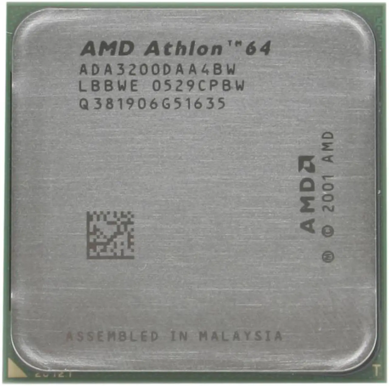 Main image of AMD Athlon 64 3200+ - Athlon 64 Venice Single-Core 2.0 GHz Socket 939 67W Processor - ADA3200DAA4BW