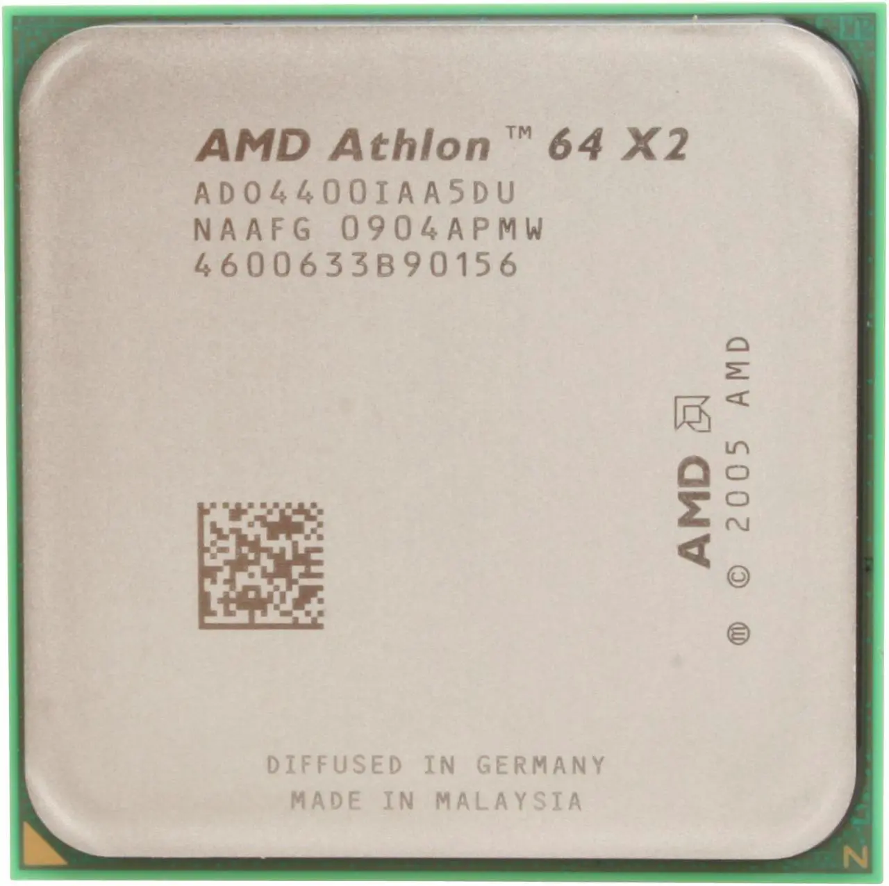 Main image of AMD Athlon 64 X2 4400+ - Athlon 64 X2 Brisbane Dual-Core 2.3 GHz Socket AM2 65W Processor - ADO4400IAA5DU - OEM