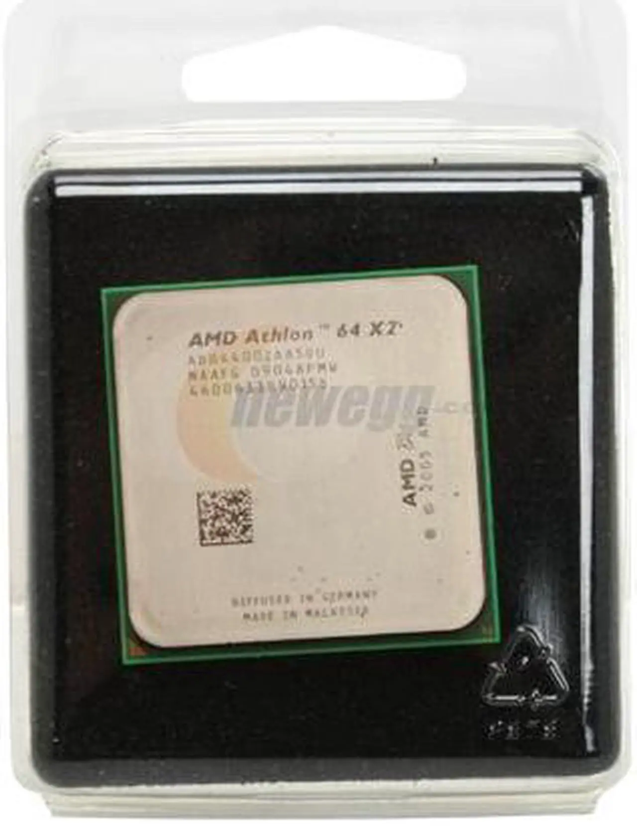 Alt view image 2 of 2 - AMD Athlon 64 X2 4400+ - Athlon 64 X2 Brisbane Dual-Core 2.3 GHz Socket AM2 65W Processor - ADO4400IAA5DU - OEM