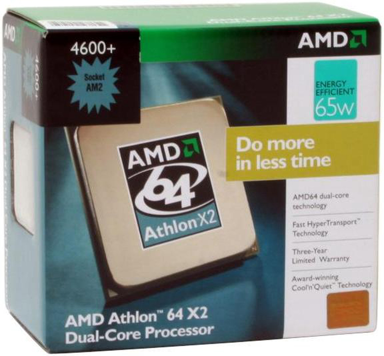 AMD Athlon 64 X2 4600+ - Athlon 64 X2 Windsor Dual-Core 2.4 GHz Socket