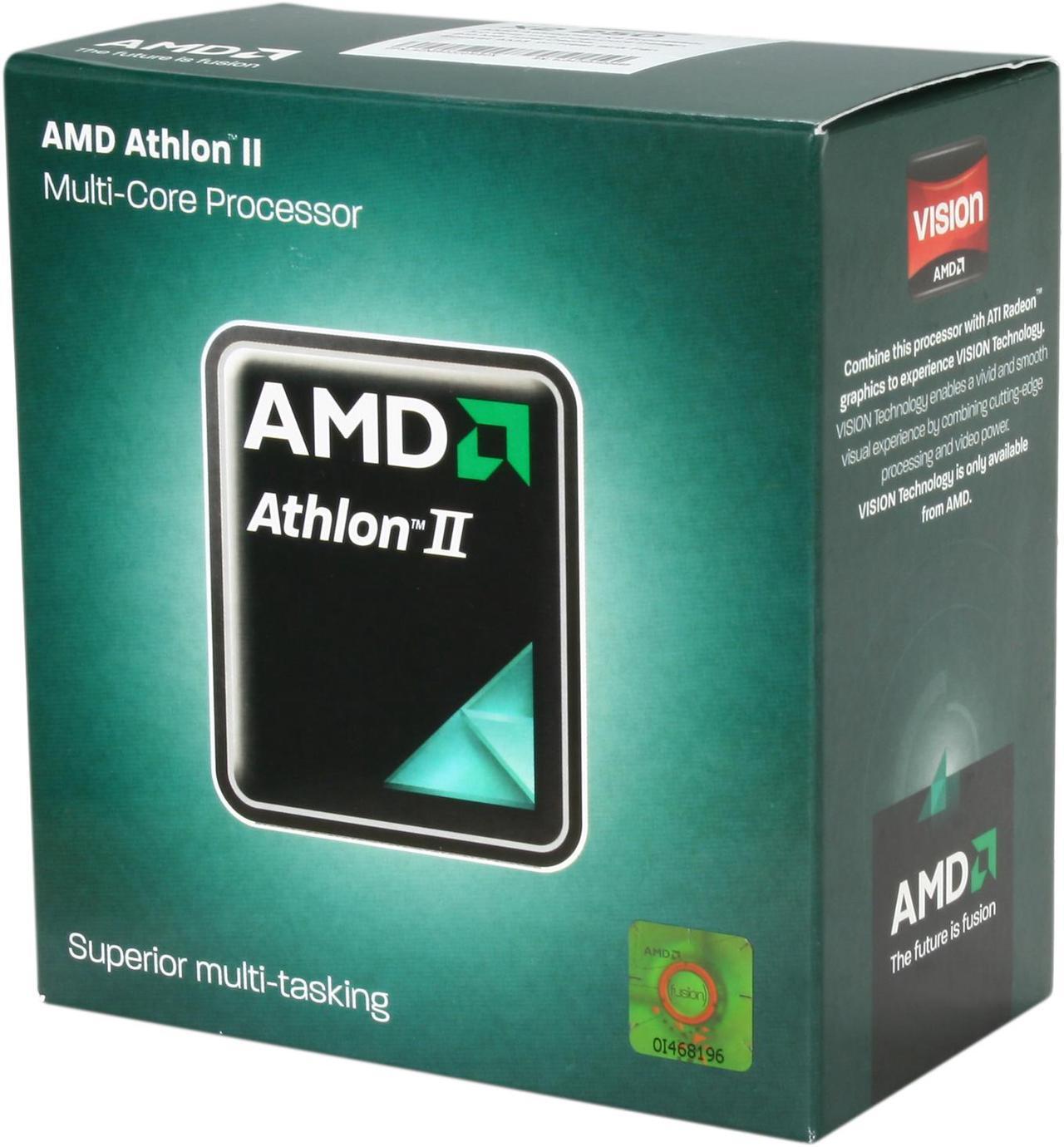 Main image of AMD Athlon II X2 250 - Athlon II X2 Regor Dual-Core 3.0 GHz Socket AM3 65W Desktop Processor - ADX250OCGMBOX