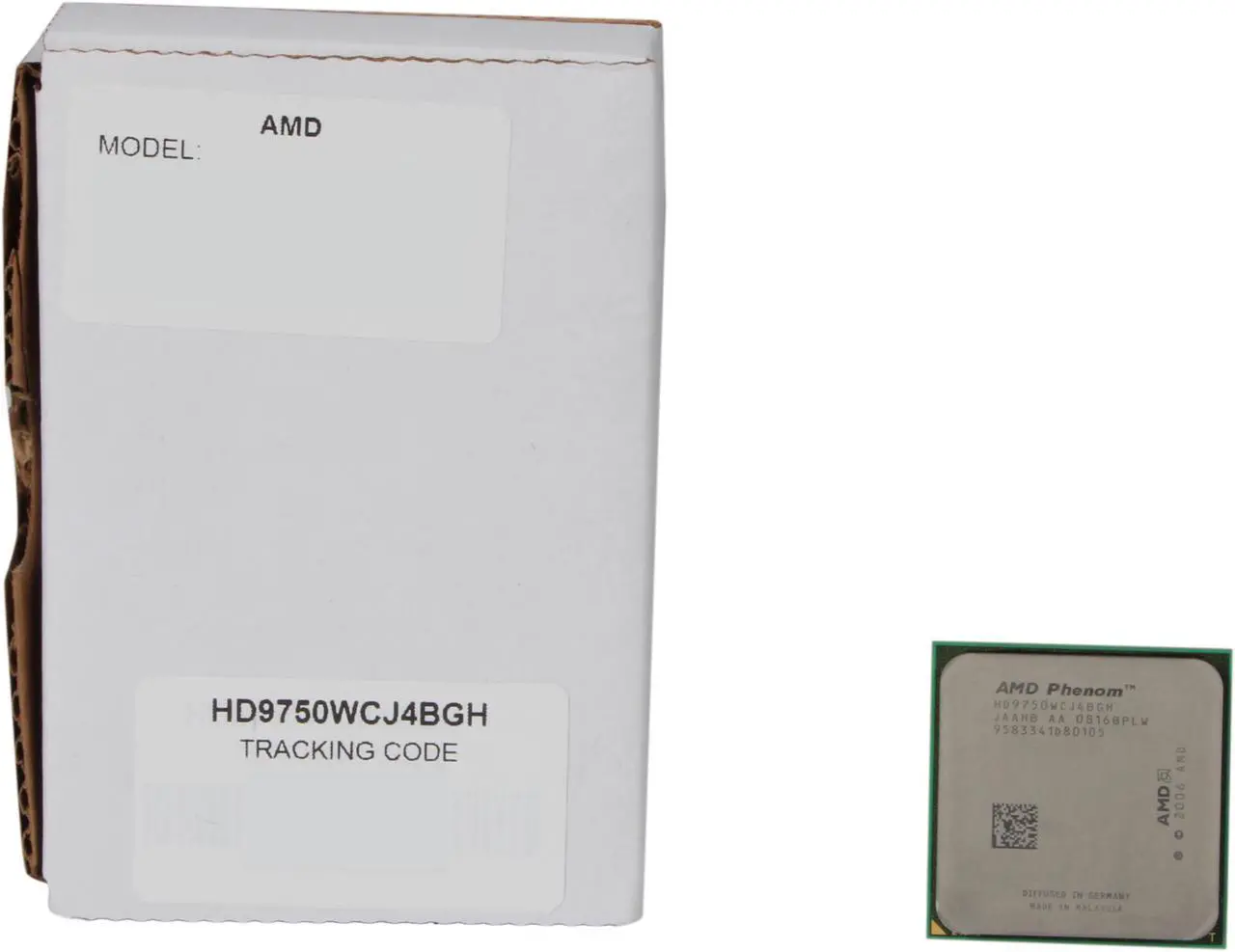 Alt view image 4 of 4 - AMD Phenom X4 9750 - Phenom X4 Agena Quad-Core 2.4 GHz Socket AM2+ 95W Desktop Processor - HD9750WCJ4BGH