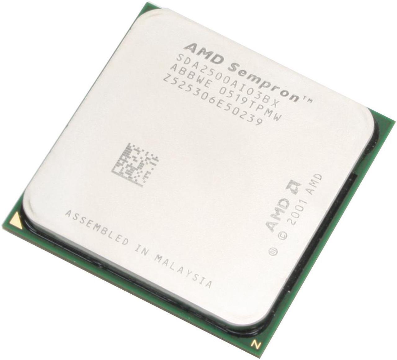 Alt view image 2 of 2 - AMD Sempron 64 2500+ - Sempron 64 Palermo Single-Core 1.4 GHz Socket 754 Processor - SDA2500AI03BX - OEM