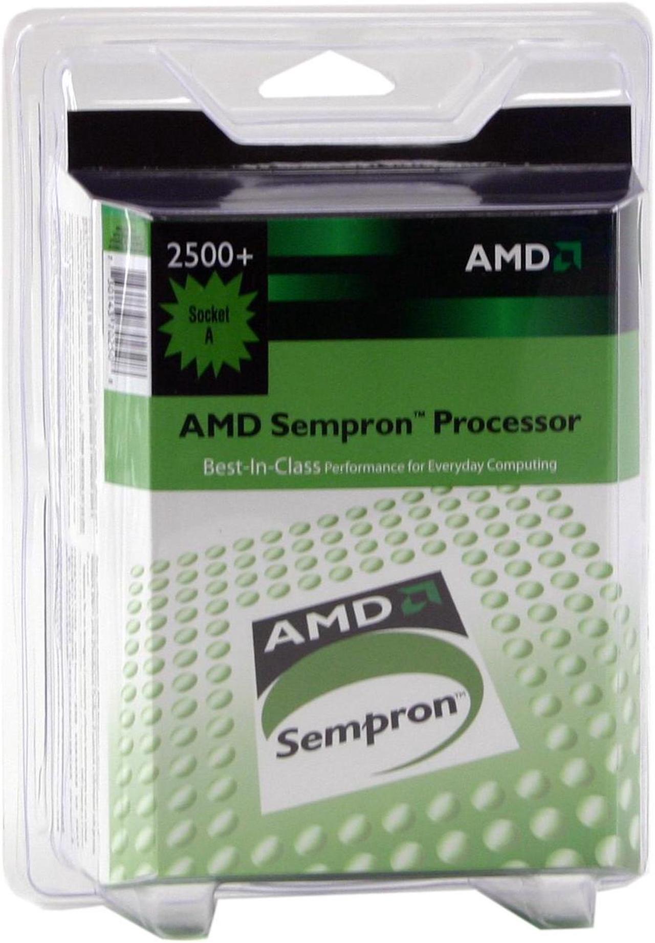 Main image of AMD Sempron 2500+ - Sempron Thoroughbred Single-Core 1.75 GHz Socket A Processor - SDA2500BOX