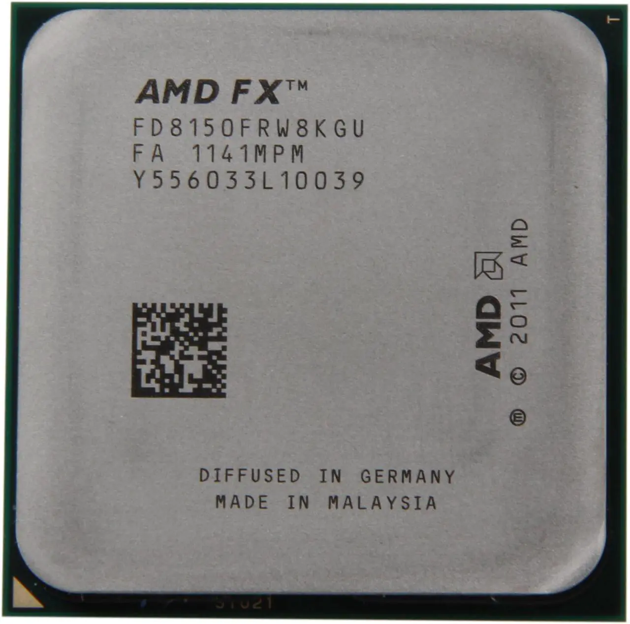 Alt view image 2 of 4 - AMD FX-8150 - FX-Series Zambezi 8-Core 3.6GHz (3.9GHz/4.2GHz Turbo) Socket AM3+ 125W Desktop Processor - FD8150FRW8KGU