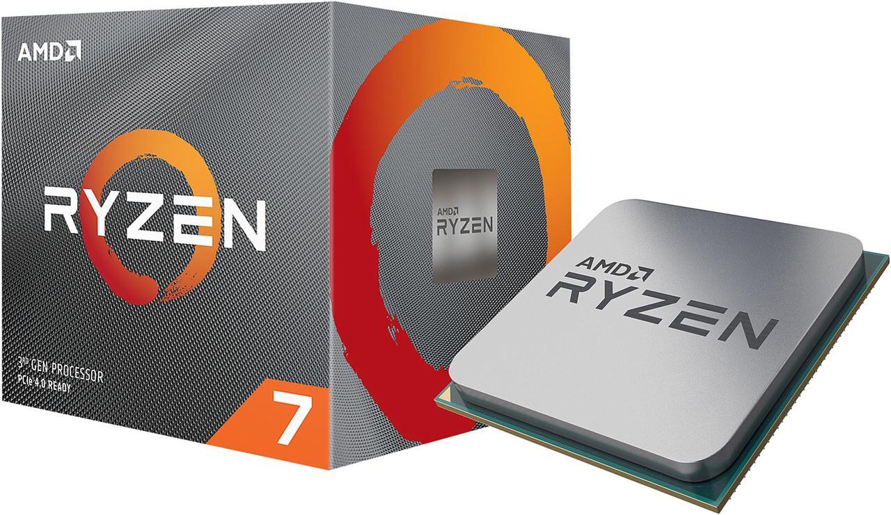 AMD Ryzen 7 3rd Gen - RYZEN 7 3800X Matisse (Zen 2) 8-Core 3.9 GHz (4.5 GHz Max Boost) Socket AM4 105W 100-100000025BOX Desktop Processor