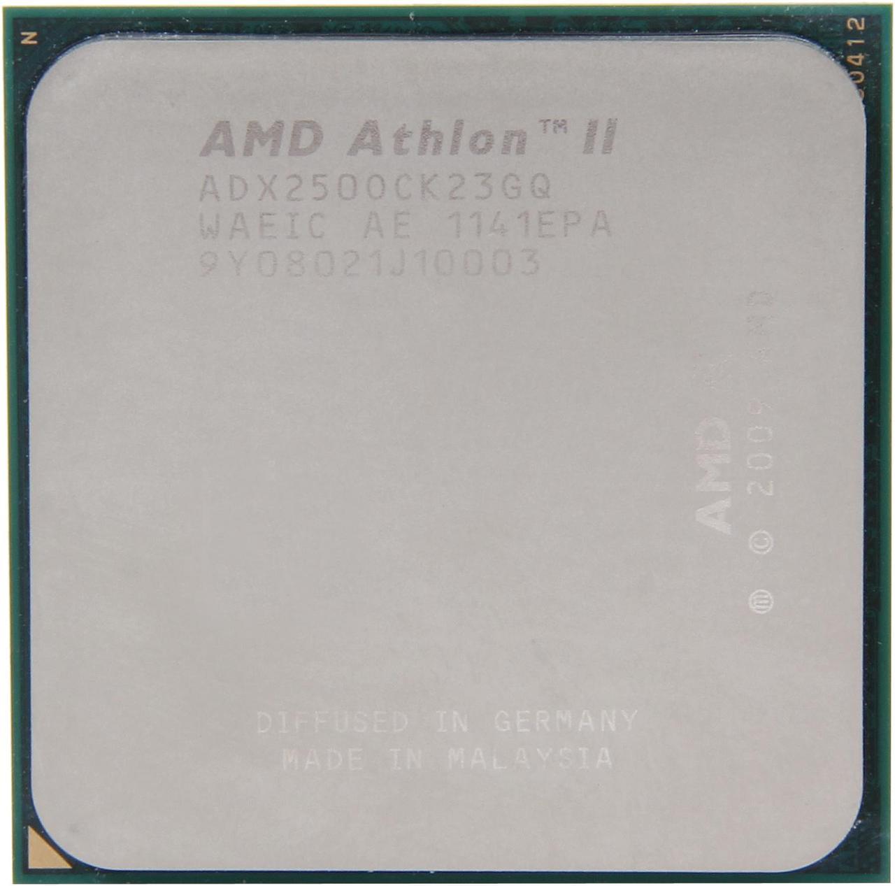 AMD Athlon II X2 250 - Athlon II X2 Regor Dual-Core 3.0 GHz Socket AM3 65W Desktop Processor - ADX250OCK23GQ