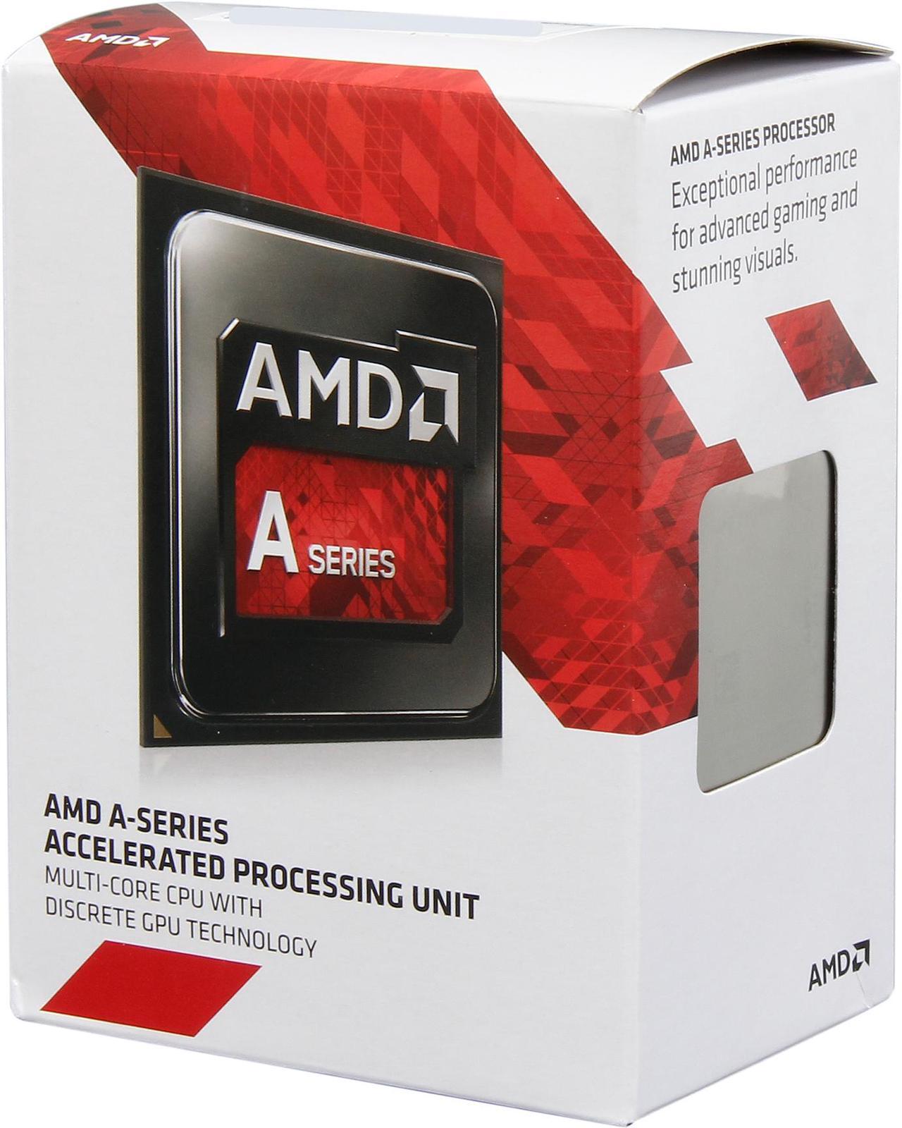 Main image of AMD A8-7600 - A8 Series Kaveri Quad-Core 3.1 GHz Socket FM2+ 65W AMD Radeon R7 Desktop Processor - AD7600YBJABOX